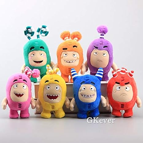MINX Oddbods 7 Colores de Peluche de Juguete súper Fresco Suave muñecas rellenas Regalo de los niños 15-17 cm 7 Piezas: Amazon.es: Juguetes y juegos
