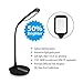 Desk Lamp, TROND LED Eye-Caring Office Table Lamp Dimmable with USB Charging Port (11W, Flexible Gooseneck, Touch Control, 5 Color Modes & Dimmer, 30-Minute Timer, Flicker-Free)