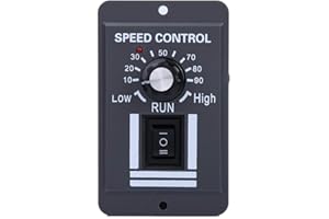 NEUFDAY DC Motor Speed Controller, DC 12-60V 40A PWM Brush Motor Speed Controller CW CCW Reversible Switch