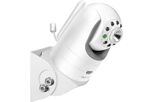 GUCHO Baby Monitor Wall Mount for Infant Optics DXR-8,Adjustable Angle Mounting Brackets for Motorola,Babysense,HelloBaby and Most Universal Camera Stand Indoor Wide Angle Aluminum Alloy Material(White)