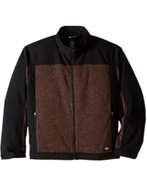 Men's Big Full Zip Softshell Jacket