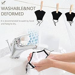 4 Pack Reusable Face_Masks with Adjustable Ear
