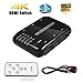 4K 5-Port HDMI Switcher, EPOLLO 5 In 1 Out HDMI Input Splitter Ultra HD HDMI Switch with IR Wireless Remote & AC Adapter, Support Full 3D 4K x 2K for DVD, HDTVs, Projectors, PS3, PS4, PC Ect