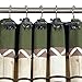 DS BATH Woodland Black Bear Shower Curtain Hooks,Lodge Bathroom Curtain Hooks,Decorative Animal Hooks for Shower Curtains,Set of 12