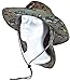 Boonie Bush Safari Outdoor Fishing Hiking Hunting Boating Snap Brim Hat Sun Cap with Neck Flap (Digital Woodland Camo, XL)