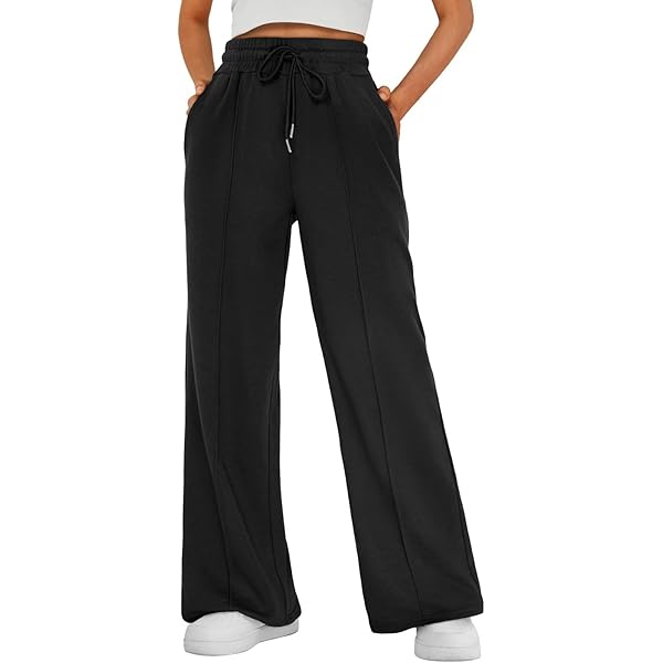 Womens Sweatpants Susanny Cinch Bottom With Pockets Elastic Waist