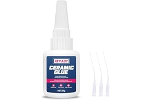 ATP ADT 30g Ceramic Glue, Glue for Porcelain and Pottery Repair, Instant Strong Glue for Pottery, Porcelain, Glass, Plastic, Metal, Rubber and DIY Craft