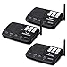 Hosmart 1/2 Mile LONG RANGE 7-Channel Security Wireless Intercom System for Home or Office (2017 New vesion)[3 Stations Black]