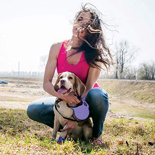 image for Ruff 'n Ruffus Retractable Dog Leash with Free Waste Bag Dispenser and