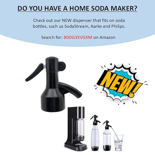 Sodafall Fizz Saver Dispenser - Keeps SodaStream Bottles Carbonated For Weeks