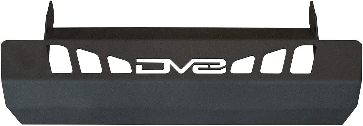 DV8 Jeep Wrangler Swaybar Disconnect Skid Plate - Protects Vital Components and Compatible with Most Front Bumpers - Fits 2018+ JL Models - Easy Installation, Textured Black Finish - SPJL-01