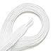 OrthoStep Flat Athletic white 48 inch Shoelaces 2 Pair Pack