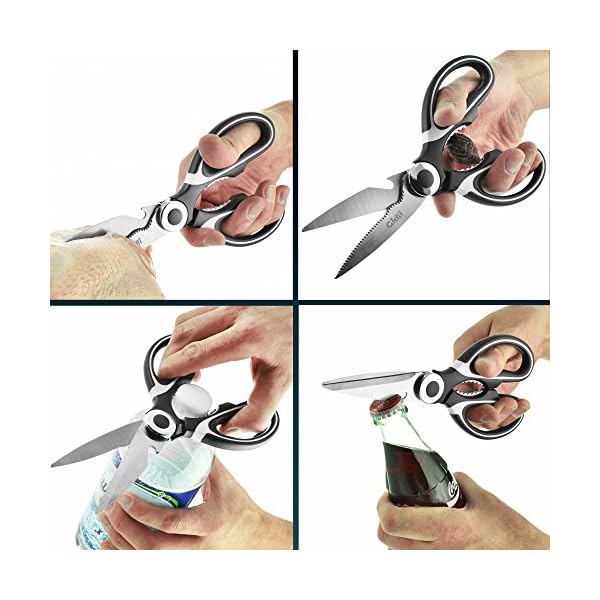 Kitchen Shears by Gidli Lifetime Replacement Warranty Includes