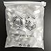 DE Metal Badge Clips with PVC Straps - 100/pack..