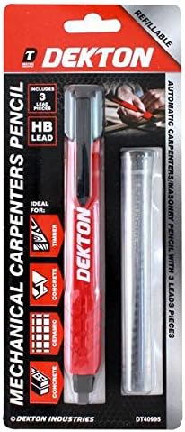 Dekton Refillable Carpenter Pencil 2 Pencil/S