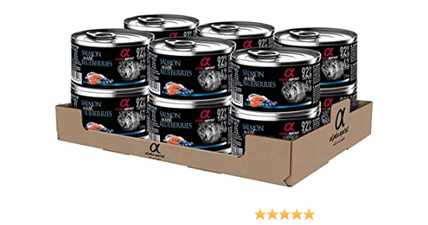 ALPHA SPIRIT Alimento Completo Húmedo para Perros Salmón con ...