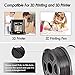 PLA+ Filament 3D Printer Filament,2kg Spool (4.4 lbs) 1.75mm,Dimensional Accuracy +/- 0.02 mm, 2 Packs (Black + White) by SUNLU