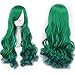 Wigood 28″ Cosplay Wig Multicolor Long Curly Harajuku Lolita Heat Resistant Fiber Wigs with Free Wig Cap for Womenthumb 3