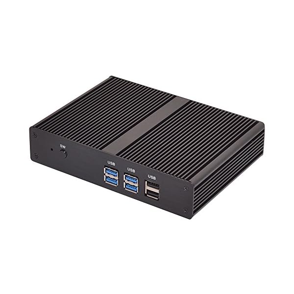 HUNSN Fanless Mini PC, Desktop Computer, HTPC, Kodi Box, Intel 3205U / 3215U / 3755U / 3558U, Windows 11 Pro or Linux…