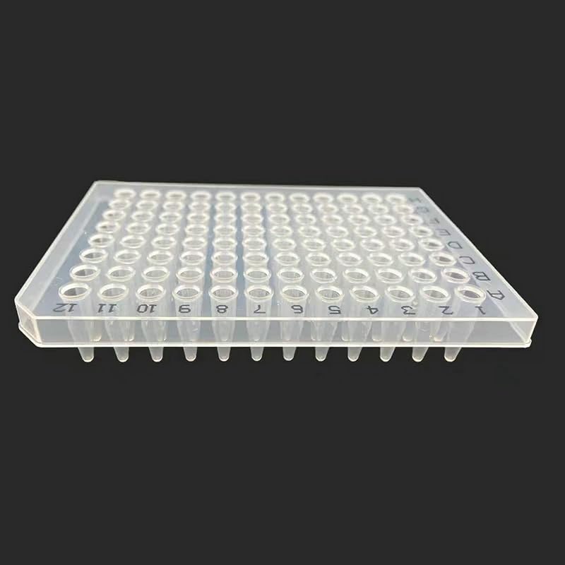Scienfocus lab 96 Well PCR Plate 0.2ml Half Skirt Transparent PP 20 Trays