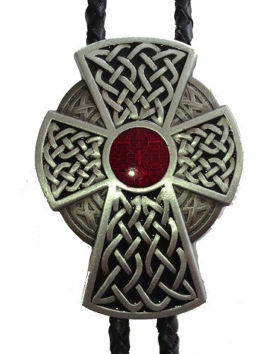 Cross Crucifix Artistic Bolo Tie