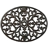 Oval Vintage Style Cast Iron Trivet
