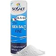 SOSALT DAL MARE DI TRAPANI Fine Sea Salt, Sicilian Sea Salt, Shaker, 750 gm (26.5 oz) SoSalt, Sal, Refill, Mediterranean Sea Salt, Mediterranean, Sicily, Italy