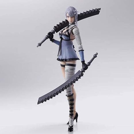 Amazon Co Jp ニーア オートマトンケインアクションフィギュア14cmの彫刻文字像の装飾アニメーションモデル人形お土産コレクションの恋人のギフトケイン1004 Kyenui ホーム キッチン