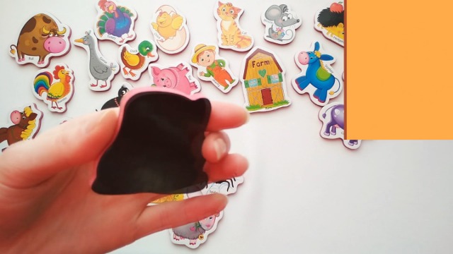 6 Fridge+Magnets+Toddlers+FARM+Animals