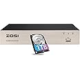 ZOSI H.265+ 3K Lite 8 Channel CCTV DVR with 1TB Hard Drive, Motion Detection, Alert Push, 8CH 1080P Hybrid 4-in-1 Analog(TVI/AHD/CVI/CVBS) Surveillance DVR Recorder for 720P,960H,1080P Security Camera
