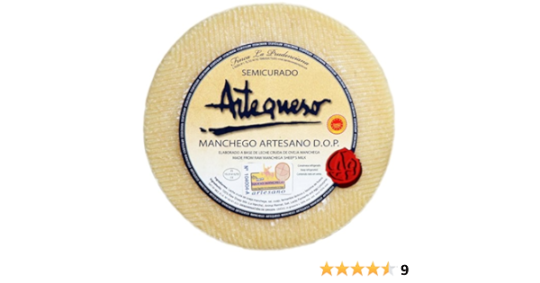 Queso Oveja Semicurado DO Manchego (1 kg) - Artequeso ...
