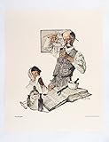 Vintage 1970's Norman Rockwell The Druggist Saturday Evening Post Print