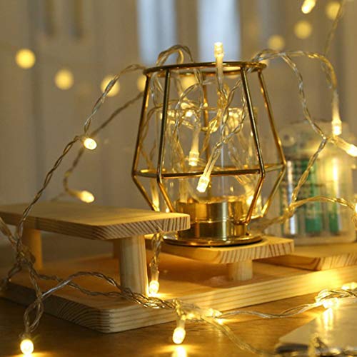 MeiGuiSha Warm White Light Photo Clip String Lights 23Ft - 70 LED Fairy String Lights with 50 Clear Clips for Hanging Pictures, Perfect Dorm Bedroom Wall Decor Wedding Decoration