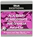 Dilmah Exceptional Leaf Acai Berry With Pomegranate & Vanilla, 20 Tea bags, 1.41 Ounce Box