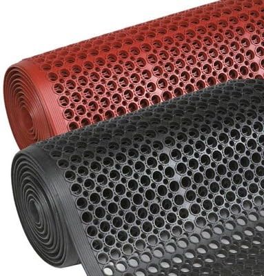 Notrax Floor Matting - 3' X 20' Sanitop 562 Floor Mat - Red