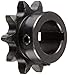 TSUBAKI - H50B10F-1 Tsubaki 50B10F-1 Finished Bore Sprocket, Single Strand, Inch, #50 ANSI No., 5/8