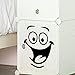 Funnytoday365 Children'S Room Wall Toilet Bathroom Cabinet With Decorative Stickers Animation Seat Toilet Vinyl Wall Decal Art For Kids