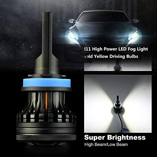 JDM ASTAR T1 H11 H8 H16 All-in-One Upgrade Vision White LED Headlight Bulbs/Fog Light Bulbs