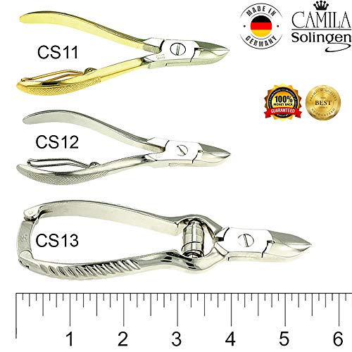 Camila Solingen CS12 Professional 4" Fingernail Toenail Nipper/Clipper