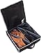 Travel Organizer Full Pack Set - Packing Cubes, Toiletry Bag, Shoes Bag, ZipBags (BLACK)