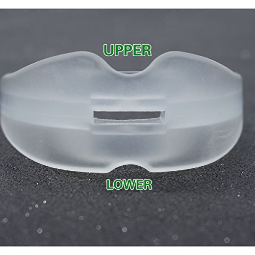 Professional Dental Guard - Stops Teeth Grinding, Bruxism, Eliminates Teeth Clenching Includes Fitting Instructions & Anti-Bacterial Case. Satisfaction Is Guaranteed! Athletic Mouthguard