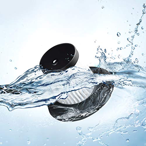 Cordless Handheld Vacuums Car Vacuum Cleaner High Power Portable Vacuum Cleaner Best Gift for Men for Car with Reusable 2 Pcs Steel HEPA Filter Wet and Dry Use Low Noise Black