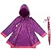 Shopkins Little Girls Character Slicker and Umbrella Rainwear Set