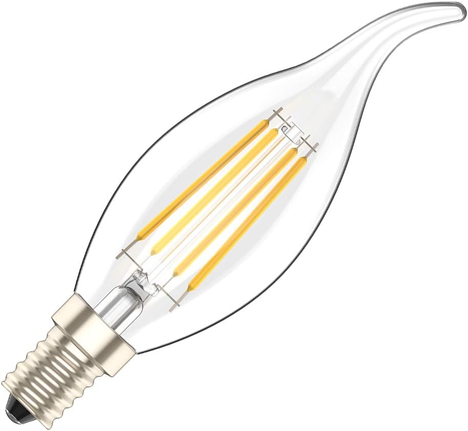 C35 4Watt E14 LED Candle Bulbs, 30Watt Incandescent Bulb Replacement,300lm, Warm White 2700K, Dimmable - Image 4