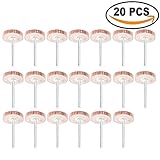 ZFE 240Grit 20mmX4mm Flap Wheels For Dremel Rotary Tools Pack of 20Pcs