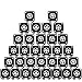 Dxent 32 pcs 95-526 Metering Diaphragm Assembly for Walbro WA WT WY WZ Series Carburetor Engine String Trimme primary