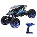 GAMZOO RC Cars Rock Crawler 4x4 Off-Road Christmas Gift for Boys 8,9,10 Year Old Up Radio Remote Control Vehicle 1:18 Scale 100M 4WD Powerful High Speed Monster Truck Race Buggy Hobby Car Blue