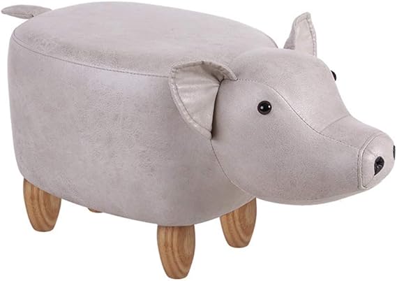 JIN Praktischer Hocker Kinder Nimals Schwein Lagerung Hocker, Ottoman
