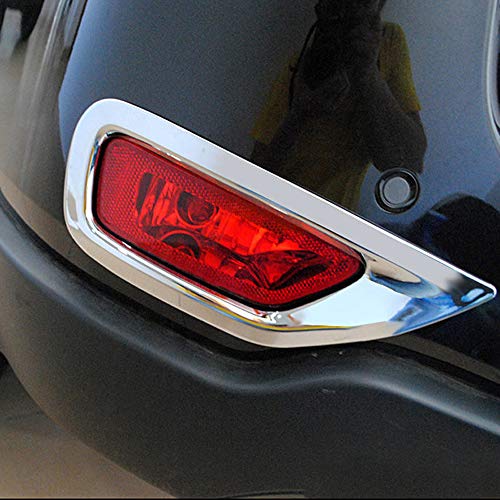 HIGH FLYING ABS Chrome Rear Fog Light Cover Trim Decor 2PCS for Jeep Grand Cherokee 2011-2018