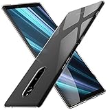 Sony Xperia 1 case, KuGi [Shock/Scratch Absorption Protection] Ultra-Thin Flexible Rubber Soft TPU Case for Sony Xperia 1 Smartphone(Clear)